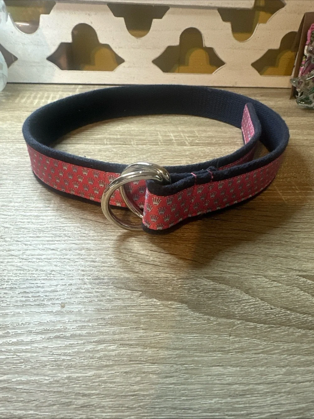 Vineyard Vines D-ring belt, Boys Size S